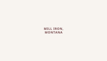 Mill Iron, Montana map