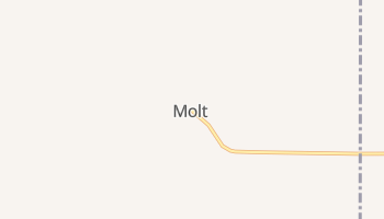 Molt, Montana map