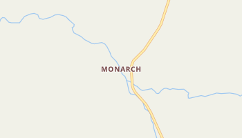Monarch, Montana map