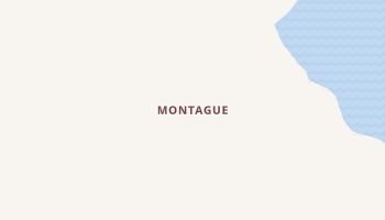 Montague, Montana map