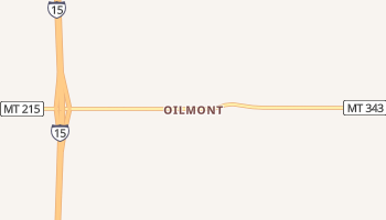 Oilmont, Montana map