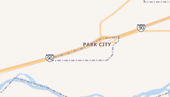 Park City, Montana map