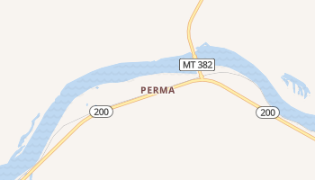 Perma, Montana map