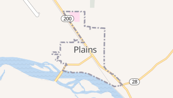 Plains, Montana map