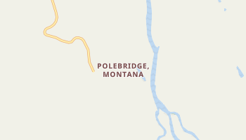 Polebridge, Montana map