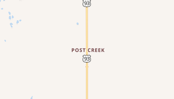 Post Creek, Montana map