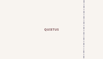Quietus, Montana map