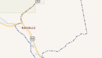 Ravalli, Montana map