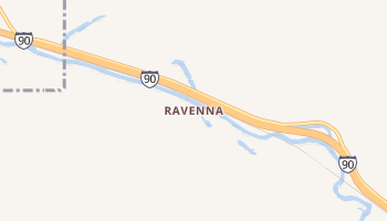Ravenna, Montana map