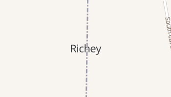 Richey, Montana map