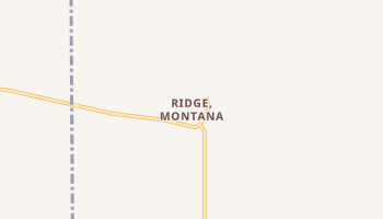 Ridge, Montana map