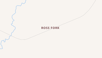 Ross Fork, Montana map