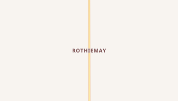 Rothiemay, Montana map