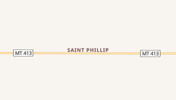 Saint Phillip, Montana map