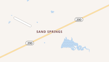 Sand Springs, Montana map