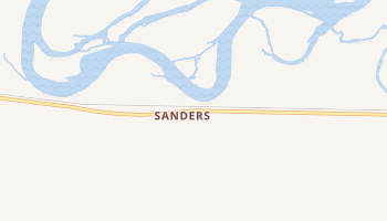 Sanders, Montana map