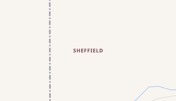 Sheffield, Montana map