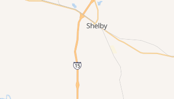 Shelby, Montana map