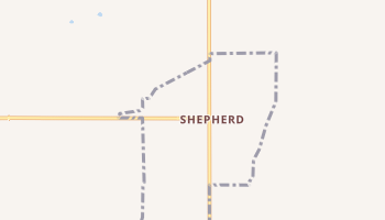Shepherd, Montana map
