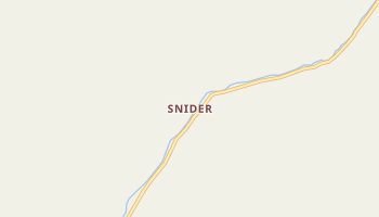 Snider, Montana map