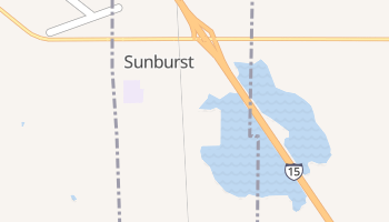 Sunburst, Montana map