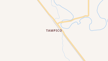 Tampico, Montana map