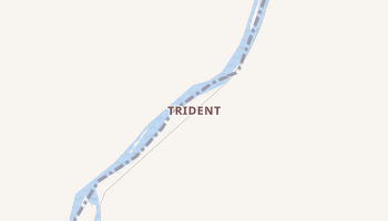 Trident, Montana map