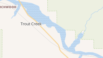 Trout Creek, Montana map