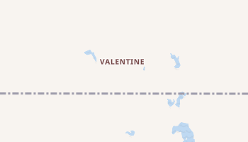 Valentine, Montana map