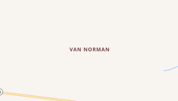 Van Norman, Montana map