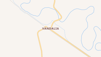 Vandalia, Montana map