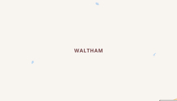 Waltham, Montana map