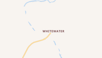 Whitewater, Montana map