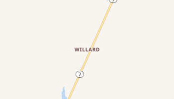 Willard, Montana map