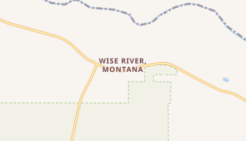Wise River, Montana map