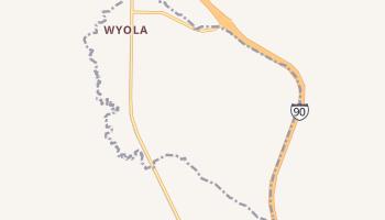 Wyola, Montana map