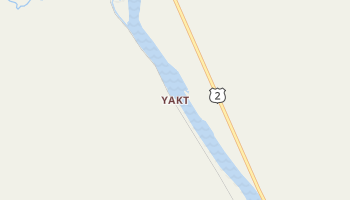 Yakt, Montana map