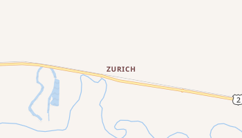 Zurich, Montana map