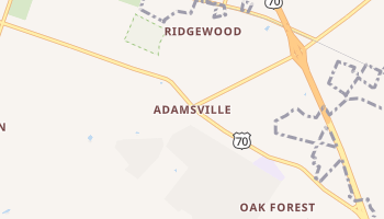 Adamsville, North Carolina map