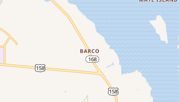 Barco, North Carolina map