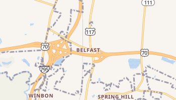 Belfast, North Carolina map