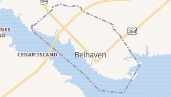 Belhaven, North Carolina map