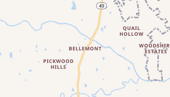 Bellemont, North Carolina map