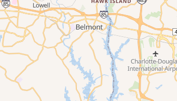 Belmont, North Carolina map