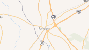 Benson, North Carolina map