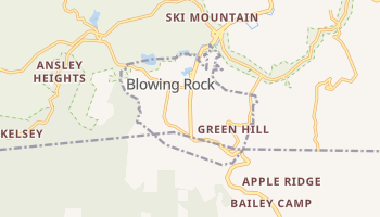 Blowing Rock, North Carolina map