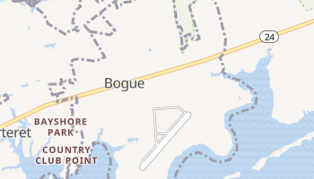 Bogue, North Carolina map