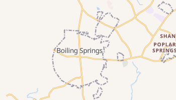 Boiling Springs, North Carolina map