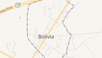 Bolivia, North Carolina map