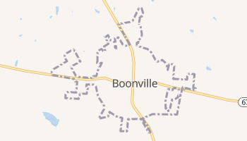 Boonville, North Carolina map